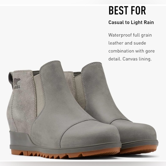 Sorel Women's Gray “Evie” pull on bootie - Picture 5 of 16